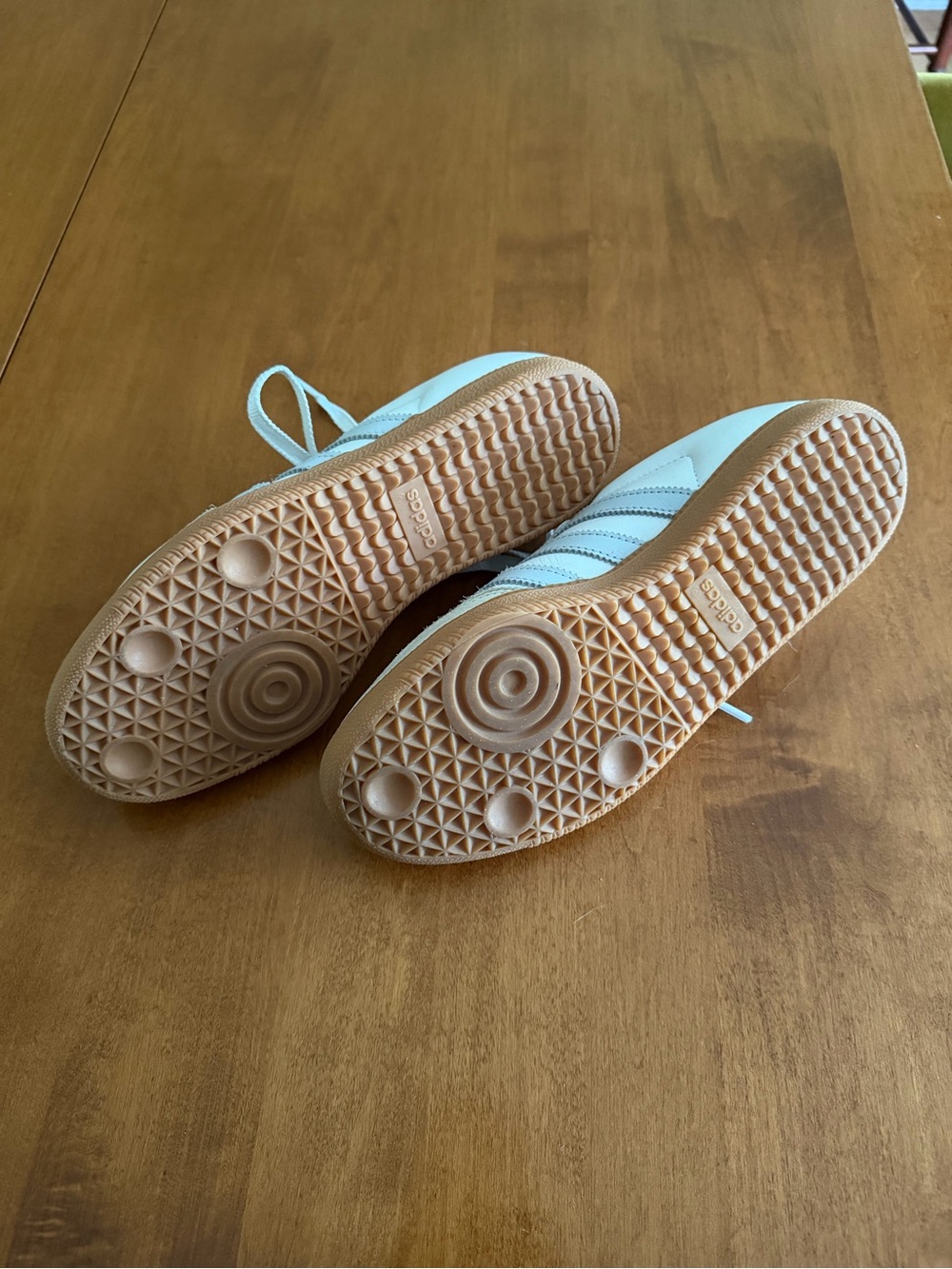 Adidas Samba OG shoe white/ halo blue stripes - Picture 4 of 5